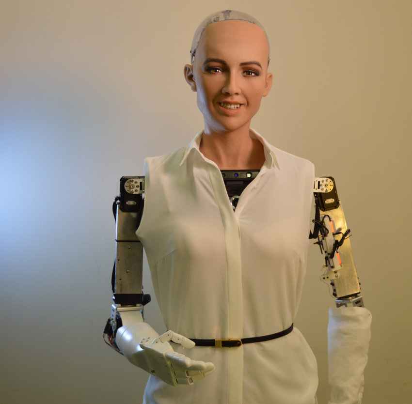 First Artificial Intelligence humanoid robot - Sophie