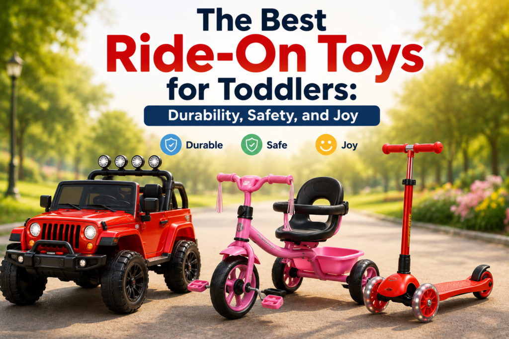 The Best Ride-On Toys for Toddlers: Durability, Safety, and Joy