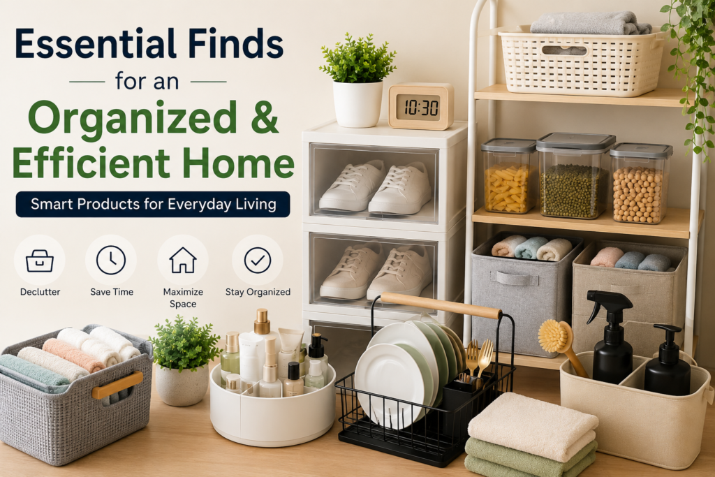 Elevate Your Daily Routine: 5 Essential Finds for an Organized & Efficient Home